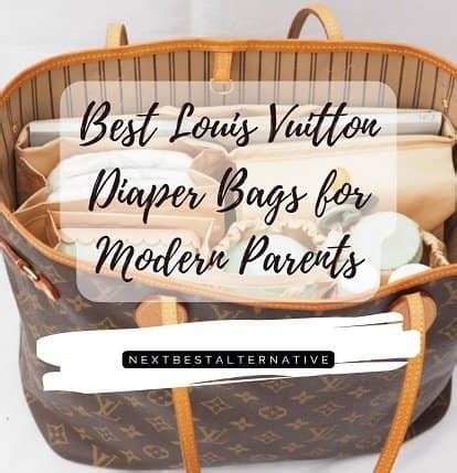 lv Neverfull diaper bag